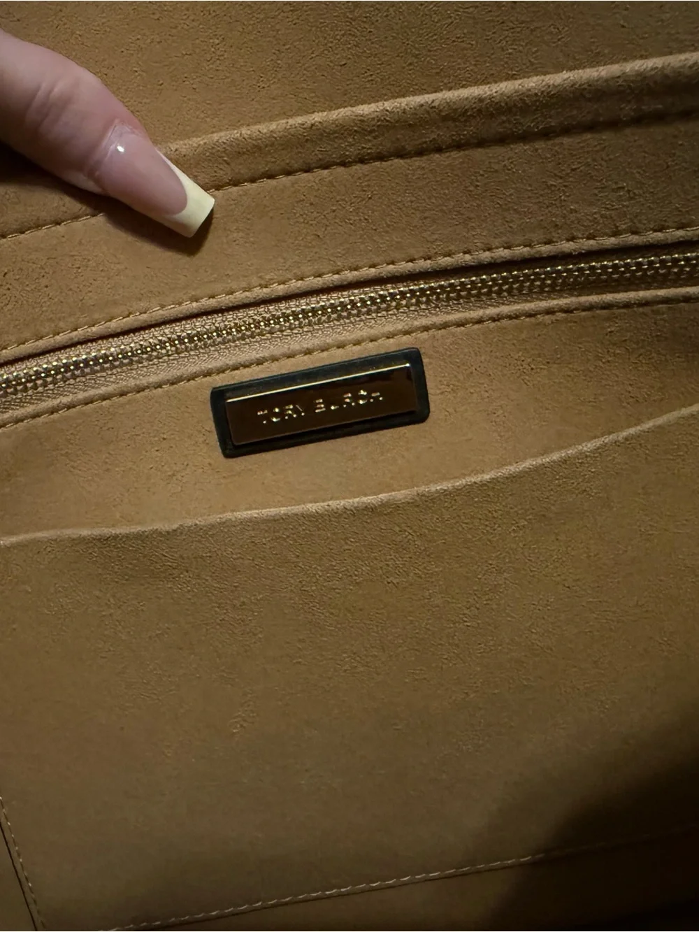 Tory Burch T Monogram Embossed Tote